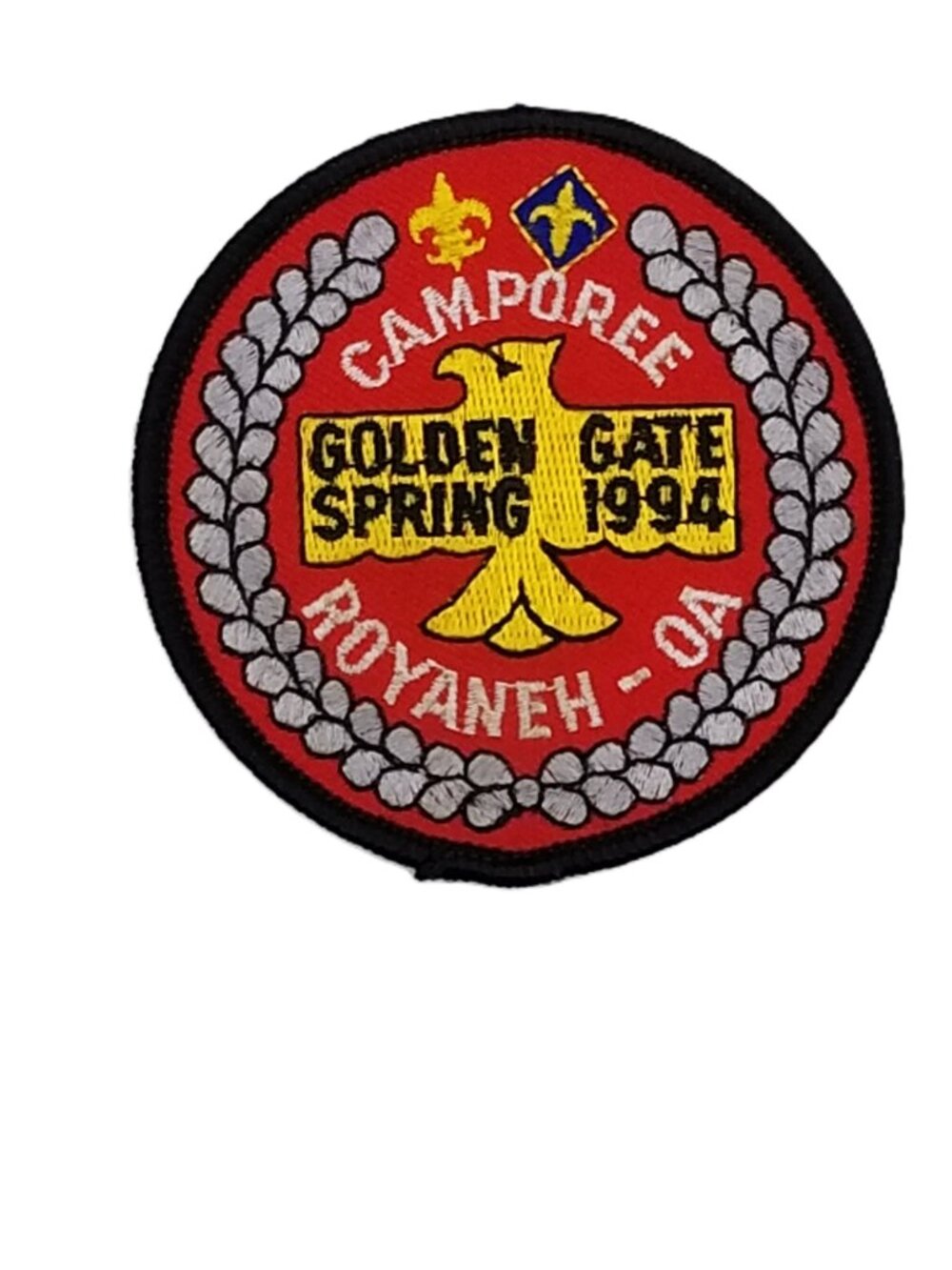 1994 Camporee Royaneh OA Golden Gate Spring BSA Boy Scout Patch New 3 Inch